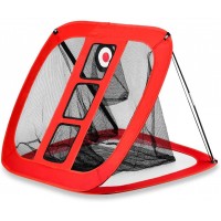 Backyard Practice Chipping Golf Net for Beginner Pop Up Golf Practice Net Adjustable Warm Up Golf Training Aids