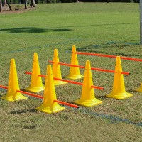 Speed Slalom Football Soccer Agility Training Pole